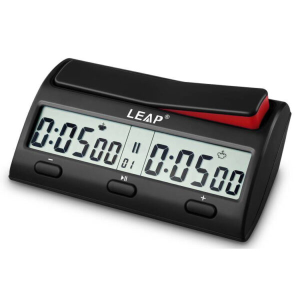 Relógio De Xadrez Digital Leap Pq9912 Xadrez Profissional